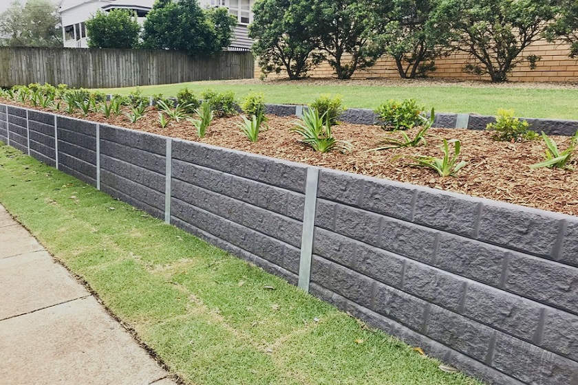 What is the cheapest type of retaining wall?